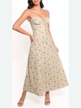 Petal + Pup Cottagecore Tiarna Lace Up Back Sleeveless Dress | Small